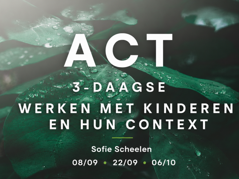 ACT in het werken met kinderen en jongeren