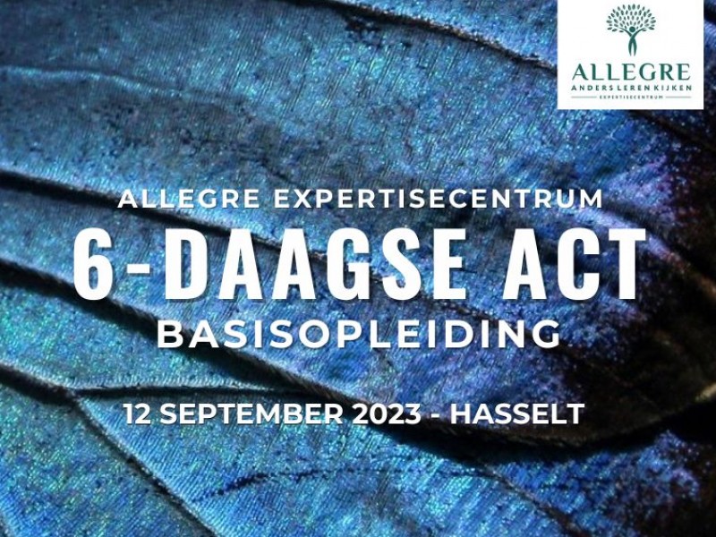 6-daagse basisopleiding ACT te Hasselt  - start 12 september 2023