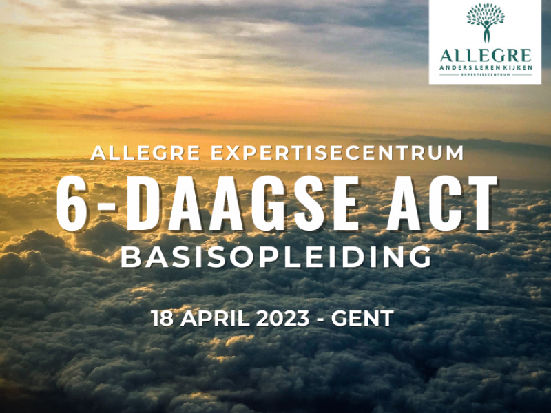 6-daagse basisopleiding ACT te Gent - ODB 1002124-001 - met start op 18 april 2023
