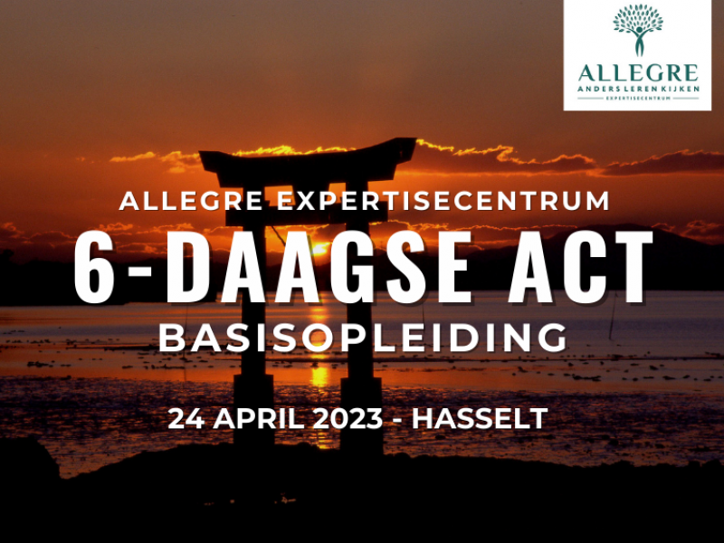 6-daagse basisopleiding ACT te Hasselt - ODB 1002124-001 - met start op 24 april 2023