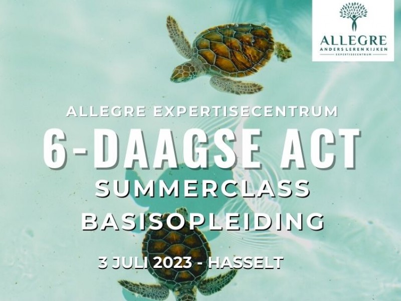 Summerclass: 6-daagse basisopleiding ACT - Hasselt - start 3 juli 2023